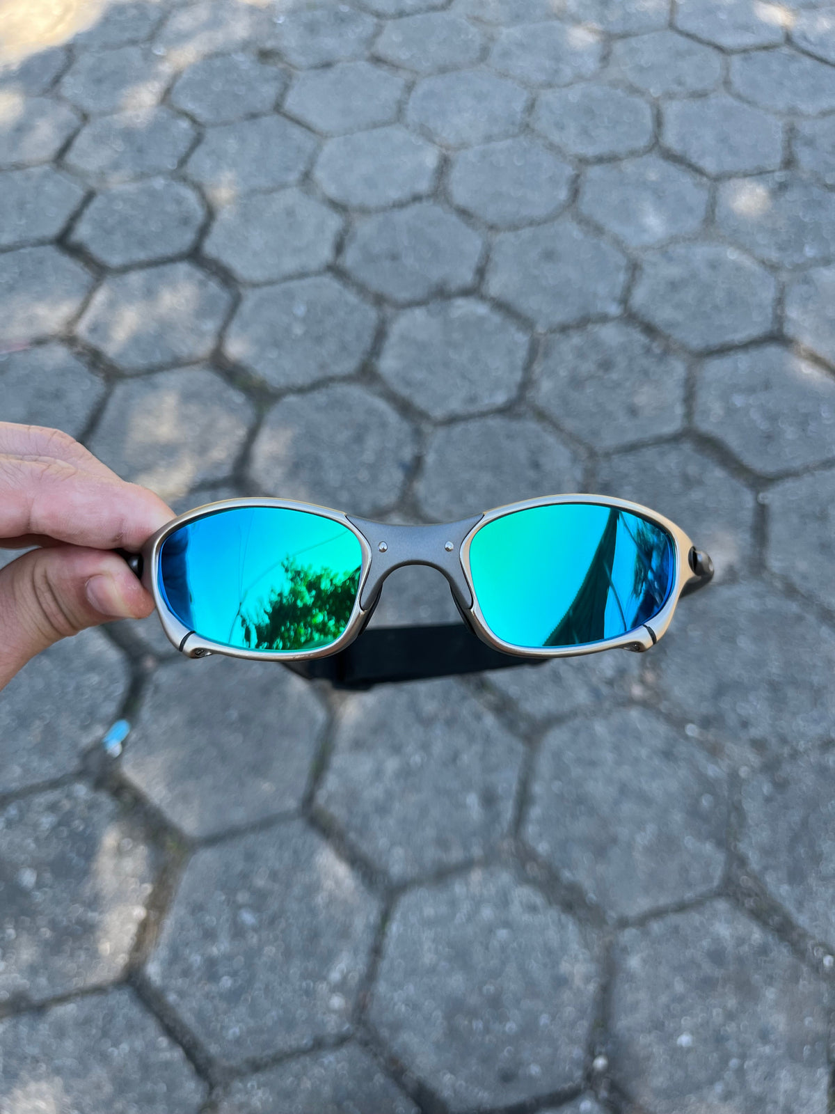 Juliet Tio 2 Prata Fosco Verde Azul