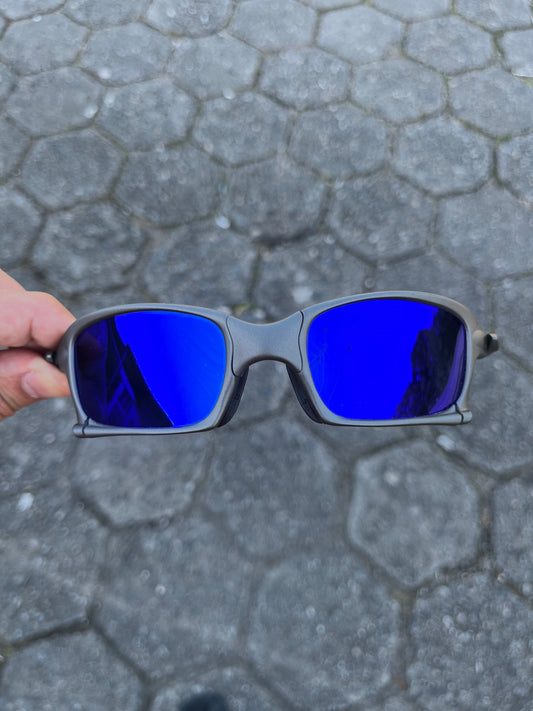 X-Squared X-metal Cinza Fosco Azul Escuro